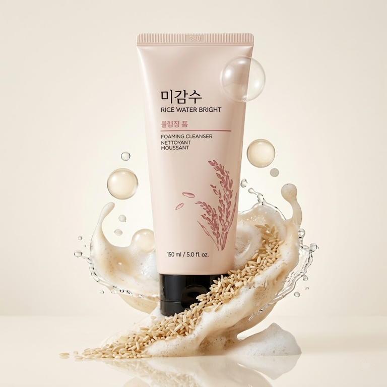 Rice Water Bright Foaming Cleanser — Best Korean Cleanser | Glovelix