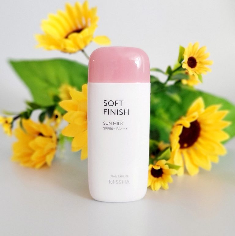 MISSHA Soft Finish Sun Milk SPF50+ PA+++ Matte Korean Sunscreen Glovelix Bangladesh