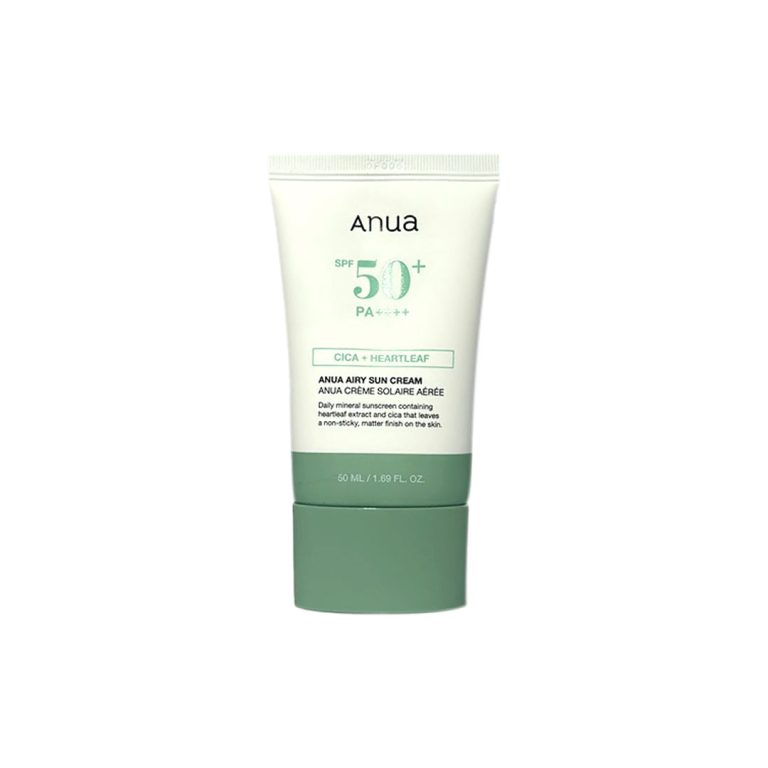 Anua Airy Sun Cream SPF50+/PA++++ 50ml - Original Korean Lightweight Physical Sunscreen - Glovelix Bangladesh