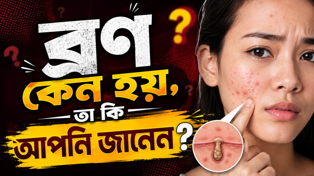 ব্রণ কেন হয় জেনে নিন ব্রণ হওয়ার ৫টি প্রধান কারণ ও করণীয়